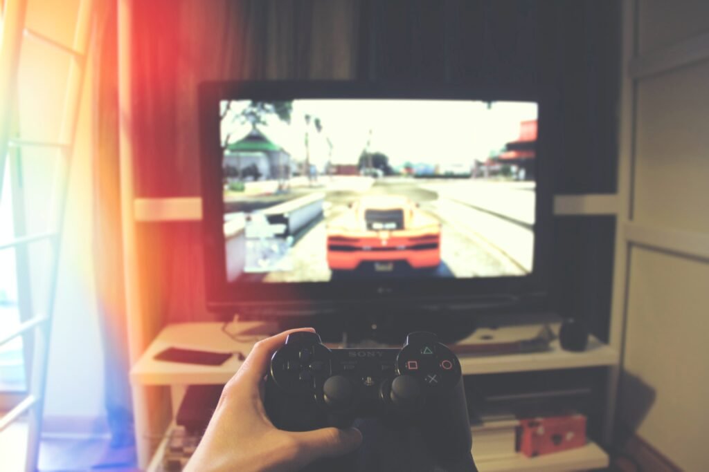 playing-video-game-in-your-free-time
