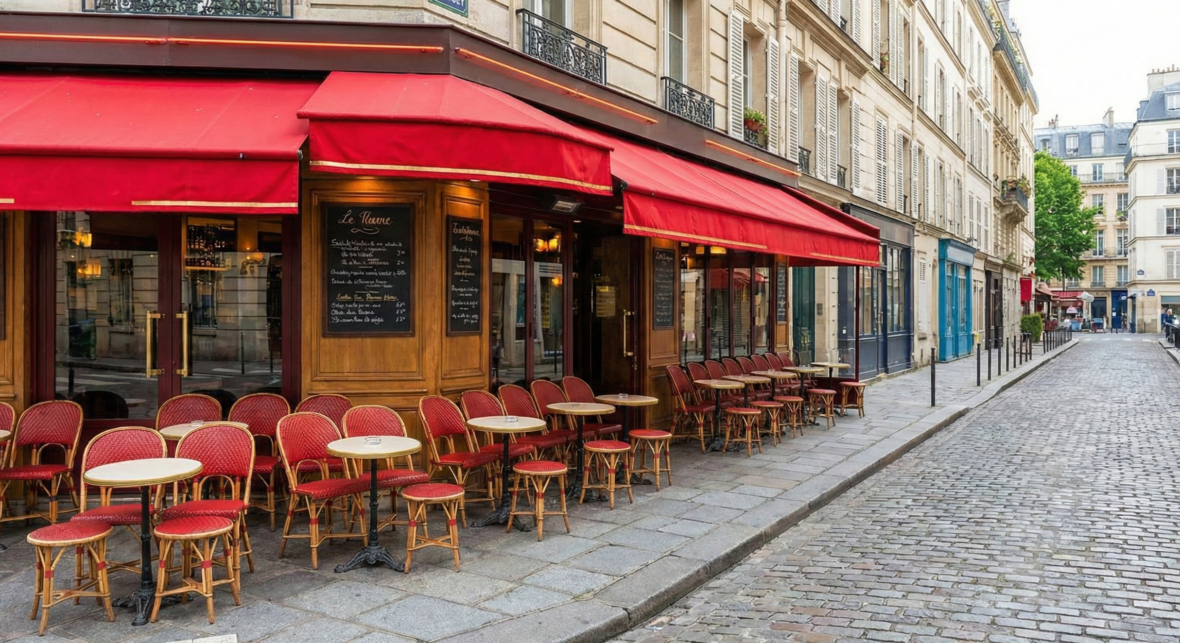 A Charming Parisian Cafe